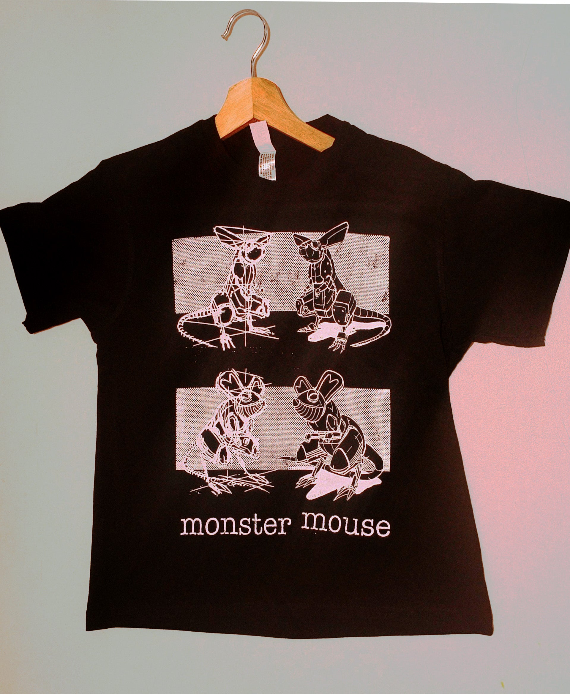 Monster Mouse - T-Shirt - Black